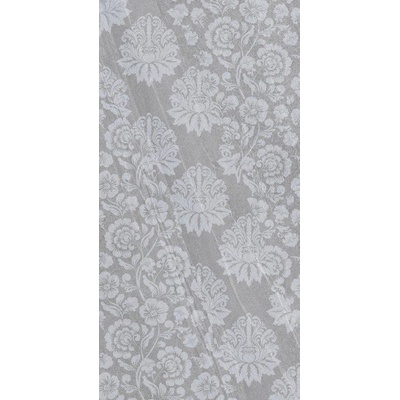 60*120 LECCE FLORAL MOTIF AÇIK GRİ