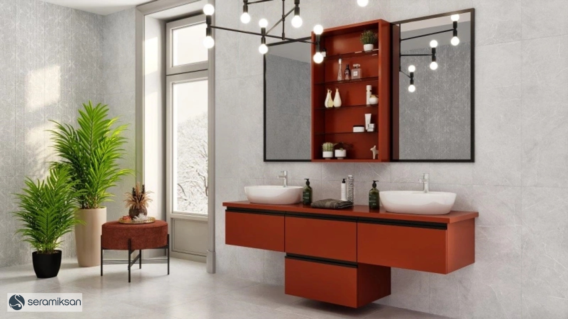 60*60 MOON GRİ SMOOTH ANTİSLİP