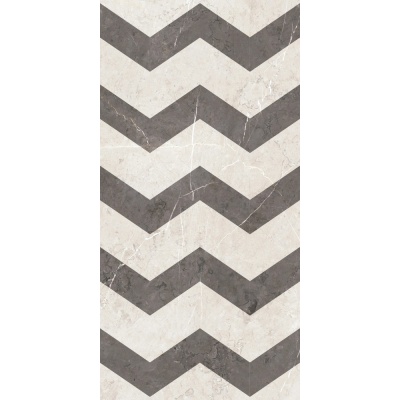 60*120 PALERMO GEOMETRİK MOTİF KREM