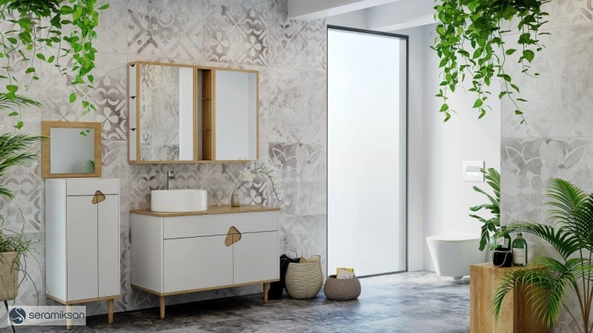 60*60 BETON KOYU GRİ