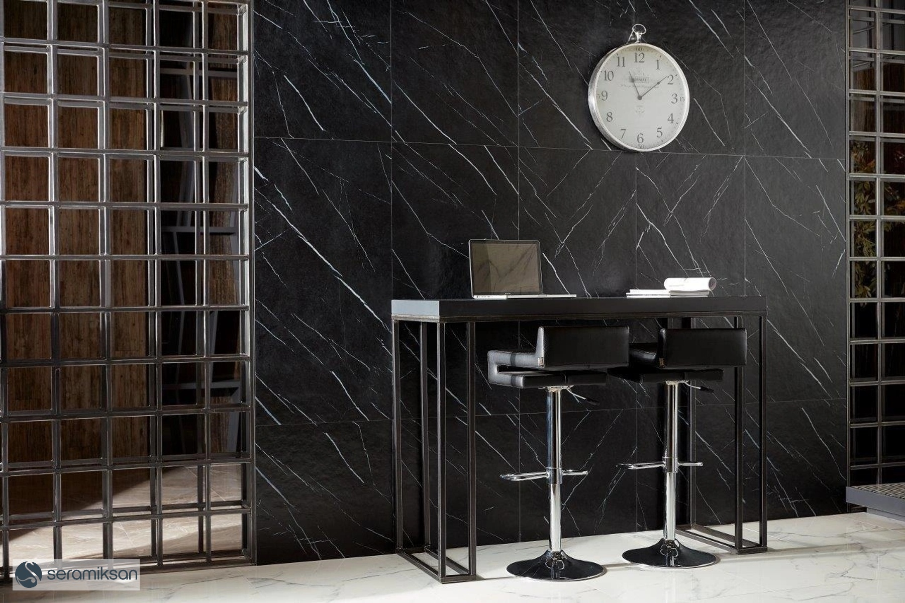 60*120 BLACK MARBLE - F.L.
