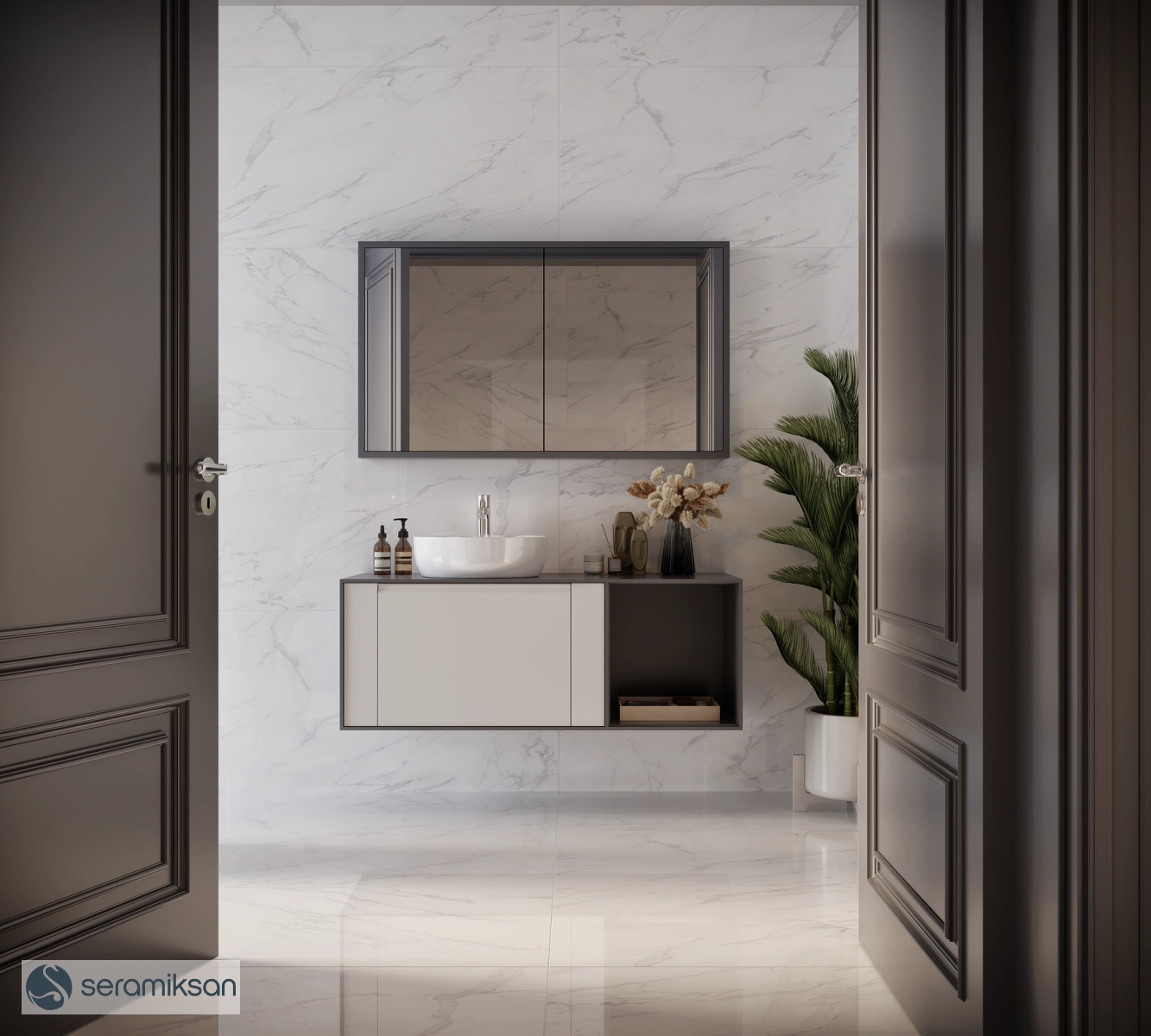 60*120CARRARA BEYAZ SUGAR