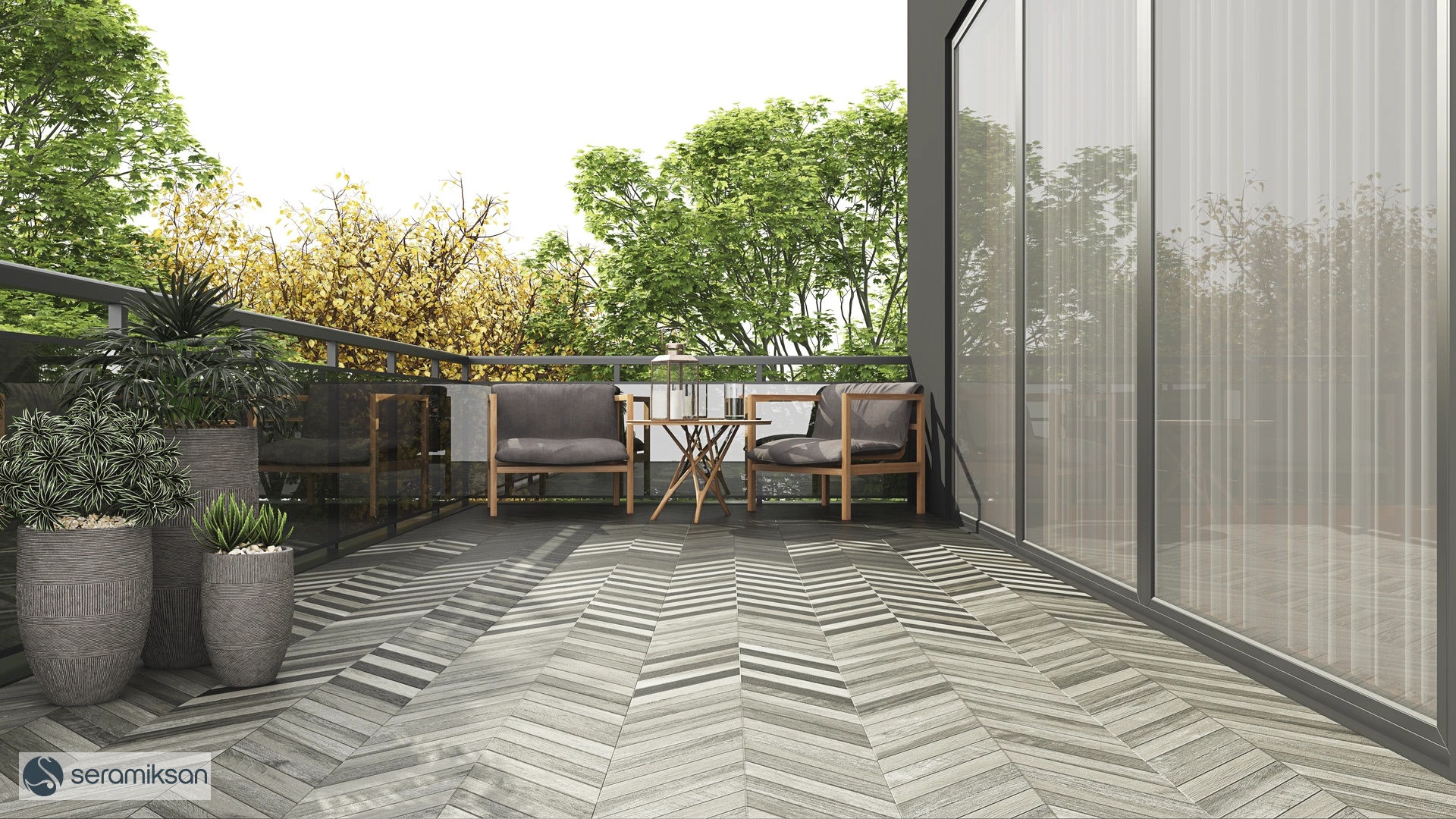 40*60 NORDIK KOYU MIX MOTİF