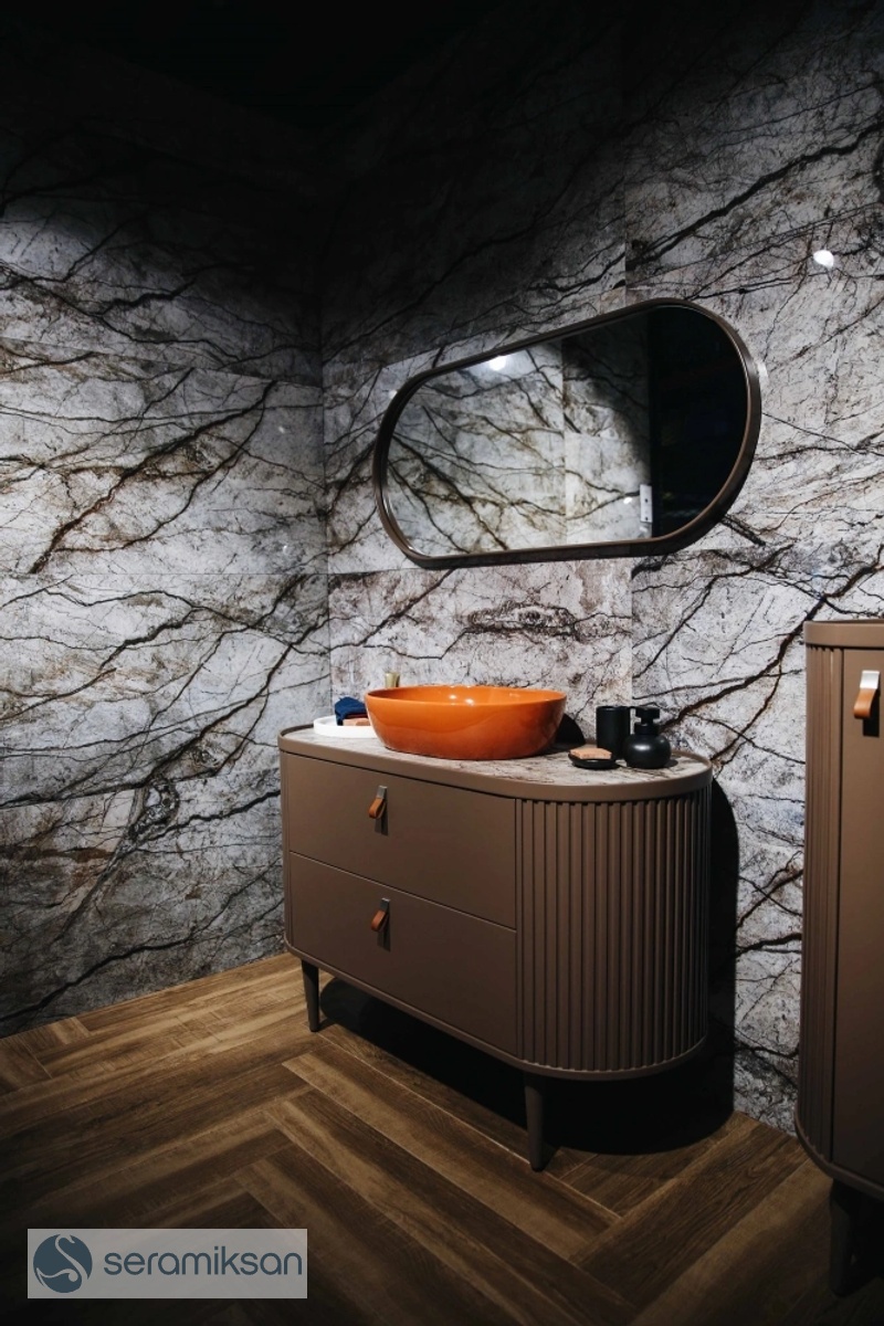 60*120 RIVER MAT - GLOSSY INK