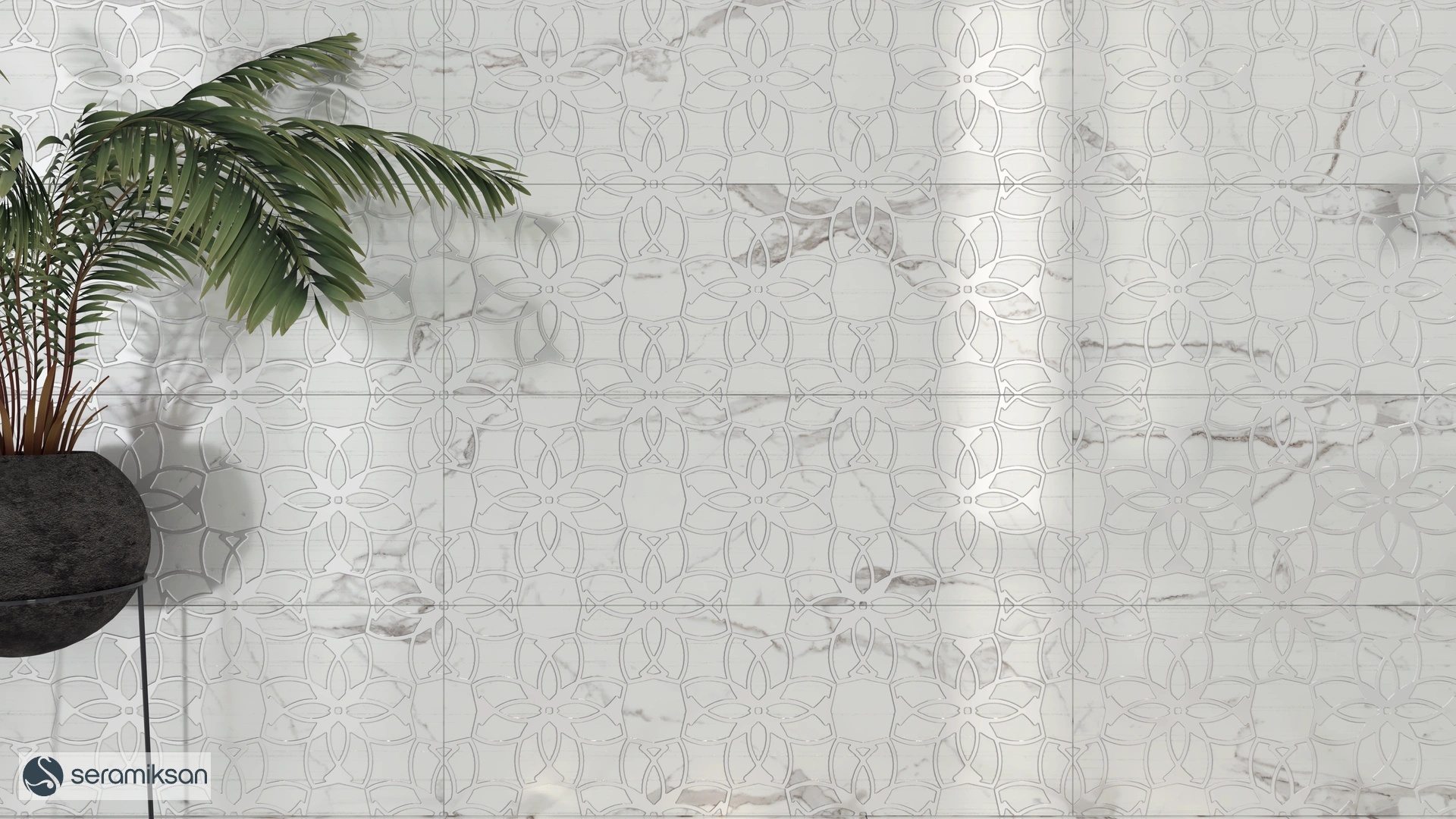 30*90 HELENA GLOSSY WHITE