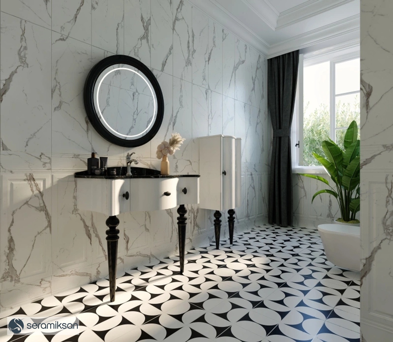 30*90 HELENA GLOSSY WHITE