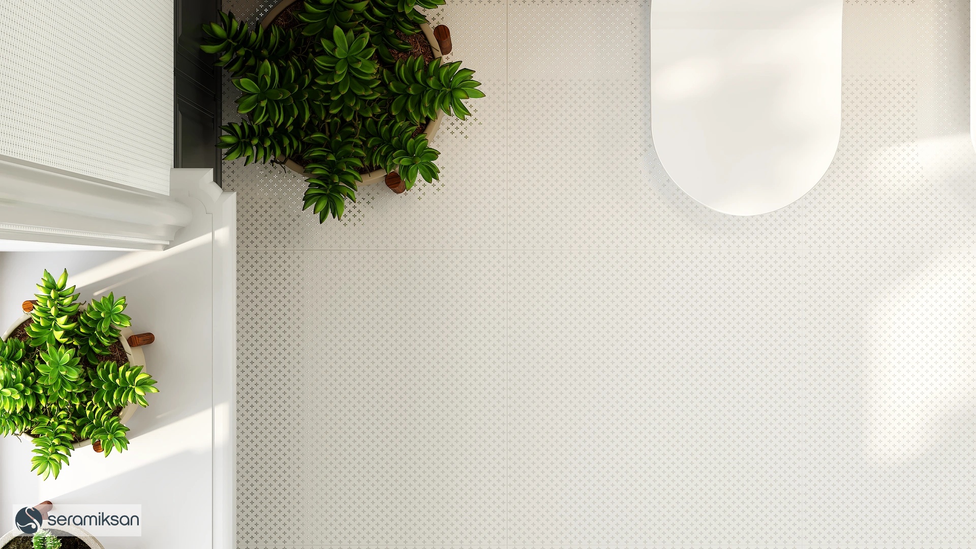 15*30 VICTORIAN MAT BEYAZ LUSTER