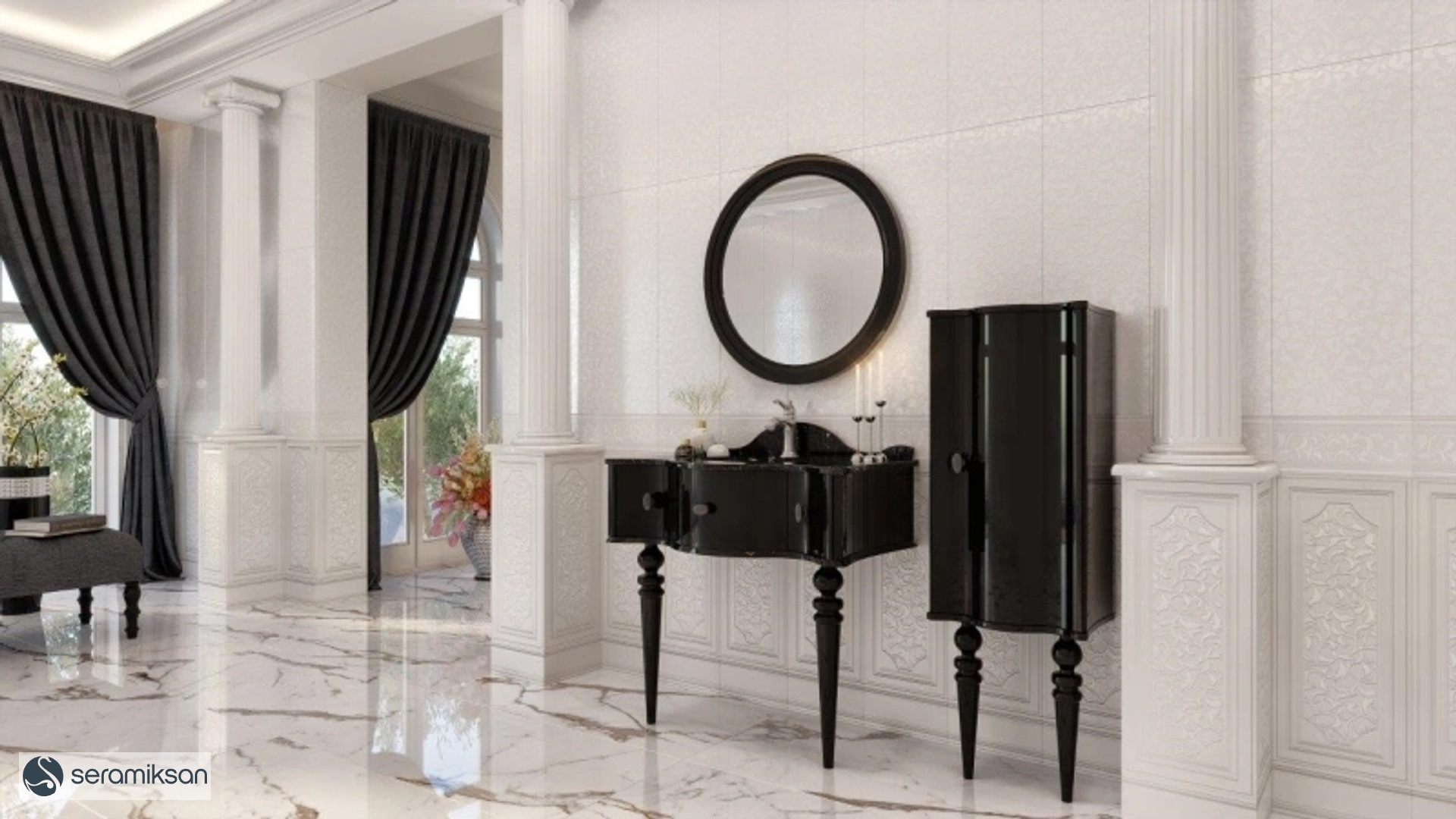 15*30 VICTORIAN MAT BEYAZ LUSTER