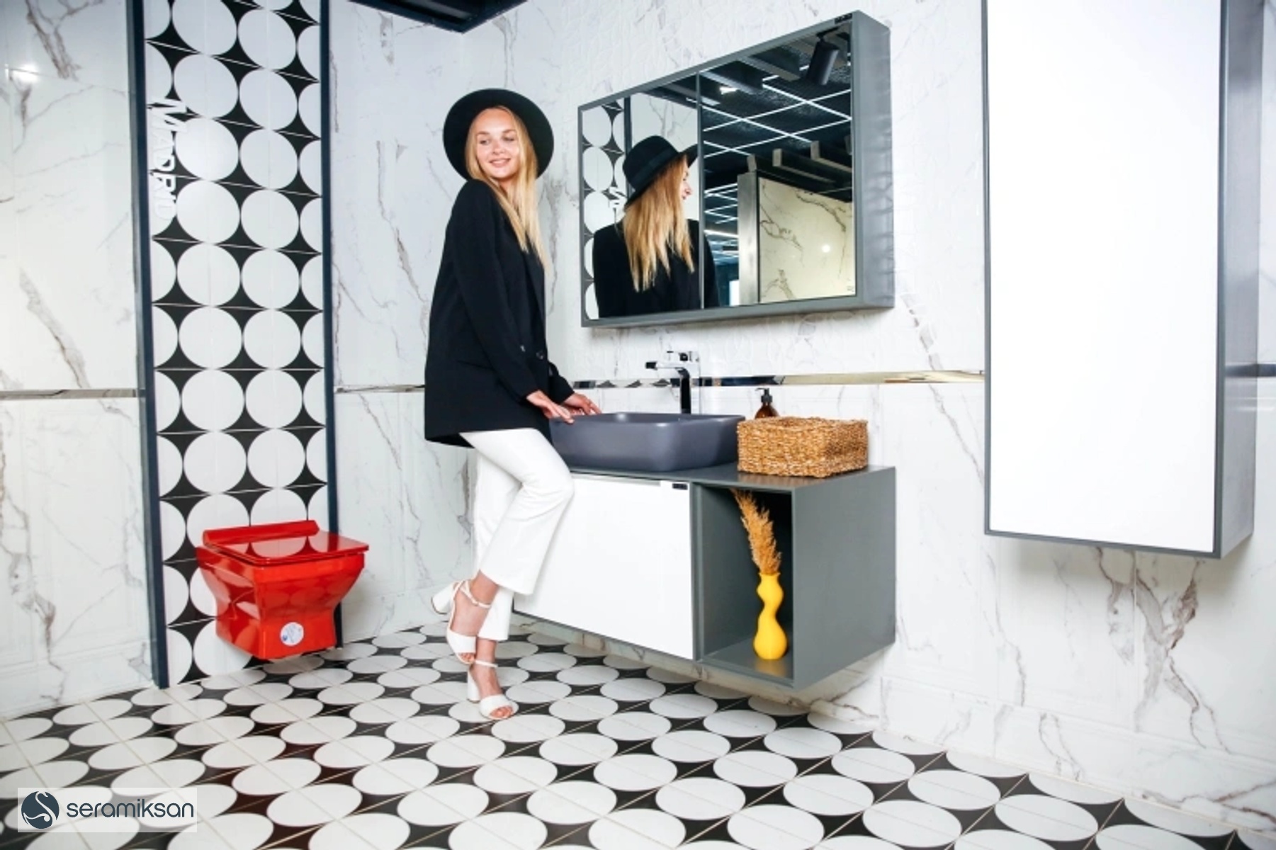 60*60 HELENA MAT BEYAZ