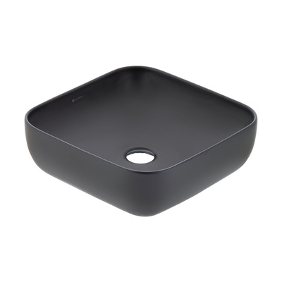 FORM MAT SİYAH TEZGAH ÜSTÜ LAVABO BATARYA DELİKLİ