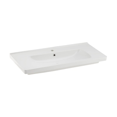 SATURN FLAT MAT BEYAZ LAVABO 100 CM